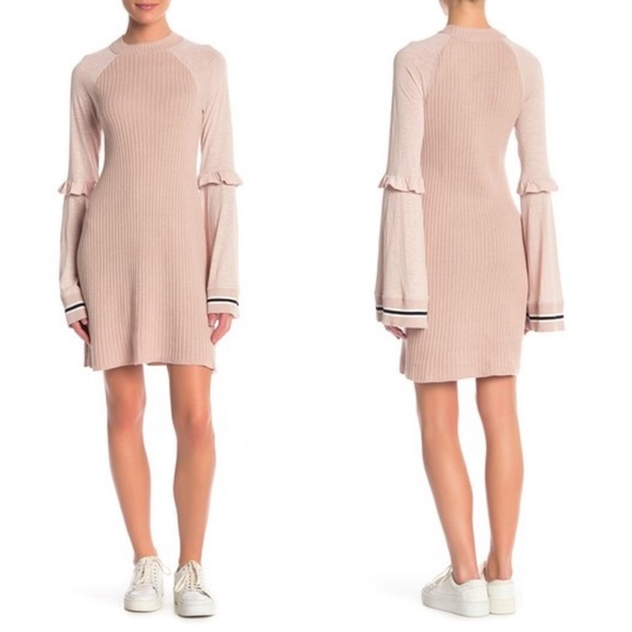 Free People Zou Bisou Knit Mini Dress - Picture 1 of 5